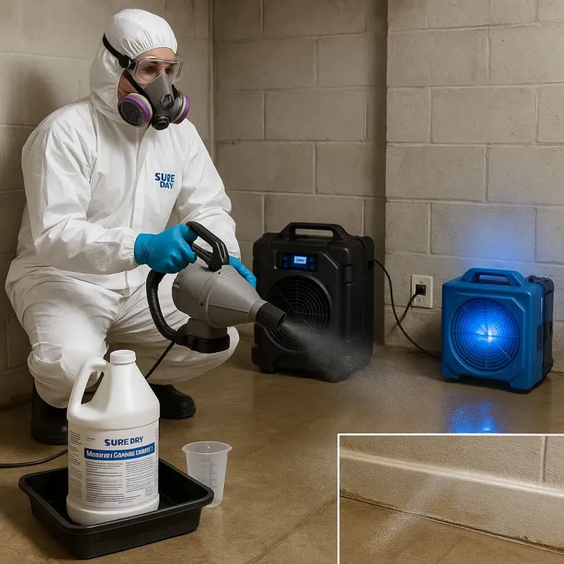 Sanitization and Odor Removal process in Shortsville, NY