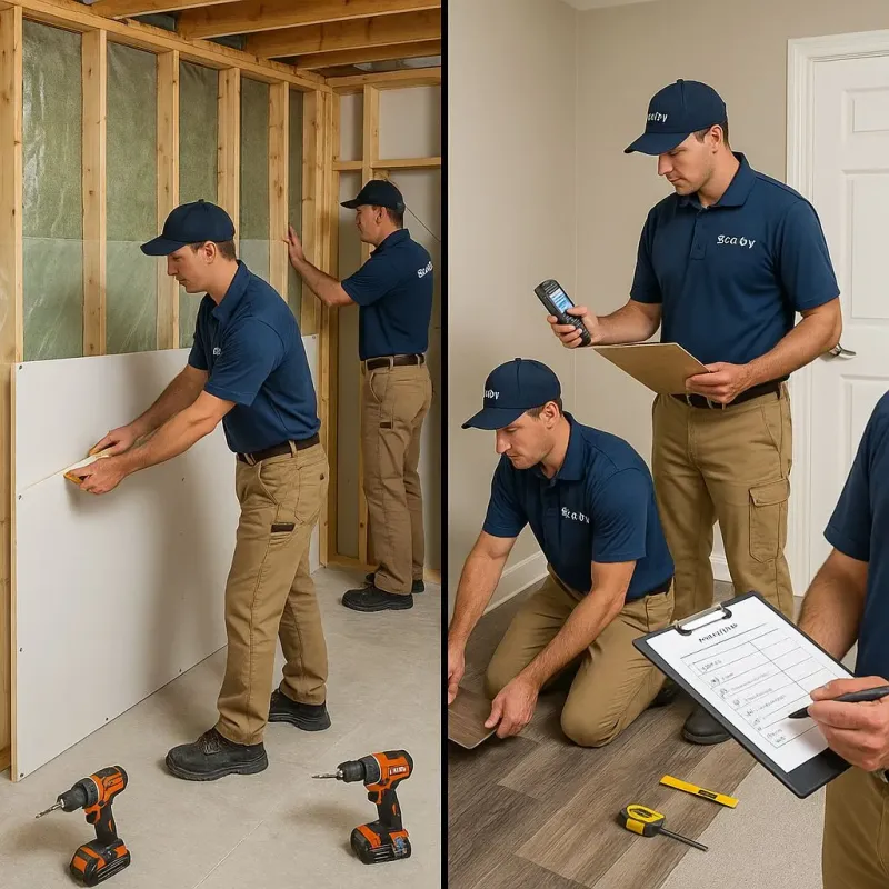 Repairs and Reconstruction process in Shortsville, NY