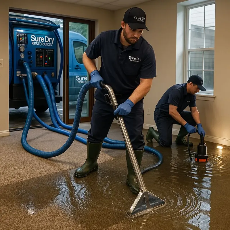 Water Extraction and Removal process in Shortsville, NY
